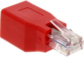 Kable miedziane - InLine Crossover Adapter, gniazdo RJ45/wtyczka, krótkie 69994K - miniaturka - grafika 1