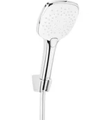 Zestawy prysznicowe - Oltens Oltens Driva EasyClick zestaw prysznicowy chrom biały 36008110 - miniaturka - grafika 1