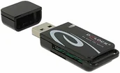 Czytniki kart pamięci - Delock Mini USB 2.0 czytnik kart z gniazdem SD i Micro SD 91602 - miniaturka - grafika 1