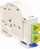 Akcesoria do MP3 - Delock Gniazdo przyłączeniowe LWL do szyny montażowej 2 x SC Simplex lub LC Duplex - miniaturka - grafika 1