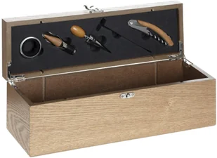 Secret de Gourmet Zestaw sommeliera w drewnianym pudełku 5 elementów 160754 - Pozostałe akcesoria barmańskie Secret de Gourmet Zestaw sommeliera w drewnianym pudełku 5 elementów 160754 - Pozostałe akcesoria barmańskie - miniaturka - grafika 1