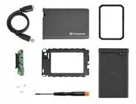 Transcend Box HDD StoreJet 25CK3 All-in-one 2,5" SATA USB 3.0 TS0GSJ25CK3) Czarny - Dyski serwerowe - miniaturka - grafika 2