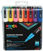 Kredki, ołówki, pastele i pisaki - uni-ball Uni-ball POSCA marker z delikatną okrągłą końcówką, wielokolorowy PXPC3M16A - miniaturka - grafika 1