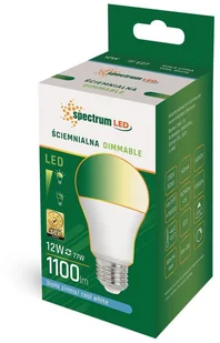 Spectrum SpectrumLED Led Gls E-27 230v 12w Cw Dimmable WOJ+14377 - Żarówki LED - miniaturka - grafika 2