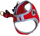 Szelki dla psów - Croci croci wędrówki odblaskowa uprząż dla psa, mały, czerwony - miniaturka - grafika 1
