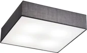 Lampy stojące - Trio Leuchten Embassy - kwadratowa lampa sufitowa z tkaniny - miniaturka - grafika 1