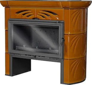 Ekoprojekt 198 TOPGAR Piec kaflowy 9,4kW brąz średnica wylotu spalin 180 mm) spełnia anty-smogowy EkoProjekt 19877511 77511-uniw - Piece wolnostojące - miniaturka - grafika 3