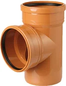 Rury - Trójnik Kanalizacyjny 160x160 90' Zew - miniaturka - grafika 1