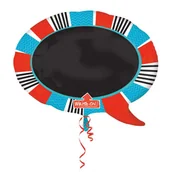 Wieczór panieński i kawalerski - AMSCAN USA Balon foliowy do personalizacji Wpisz Własny Tekst 71x55 cm 3232501 - miniaturka - grafika 1