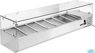 Yato WITRYNA CHŁODNICZA NADSTAWNA 7x1/3 GN YG-05331 - Szafy i witryny chłodnicze - miniaturka - grafika 5