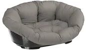 Legowiska dla psów - Ferplast łóżko z tworzywa sztucznego dla psów i kotów z wyjmowaną bawełnianą poszewką, w różnych kolorach - miniaturka - grafika 1