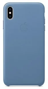 Apple iPhone XS max Leather Case niebieskie (MVFX2ZM/A) - Etui i futerały do telefonów - miniaturka - grafika 3