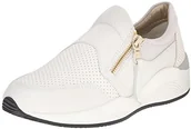 Sneakersy damskie - Geox D OMAYA A damskie sneakersy - biały - 36 EU D620SA00085-C1000 - miniaturka - grafika 1