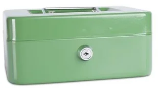 Donau Kasetka na pieniądze , średnia, 200x90x160mm, zielona 5232001PL-06 - Sejfy i kasy pancerne - miniaturka - grafika 2