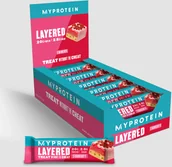 Odżywki białkowe - UK 6 Warstwowy Baton Proteinowy - 12 x 60g - Truskawka - miniaturka - grafika 1