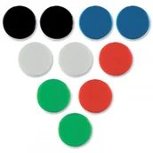 Akcesoria do tablic - Nobo Magnesy do tablic 38mm czarne 4szt. w opak. - miniaturka - grafika 1