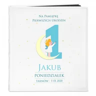 Albumy fotograficzne - NA Murrano Album Zdjęcia Duży Dla Dziecka Roczek Nadruk ALB-BC-BK-UV-008 - miniaturka - grafika 1