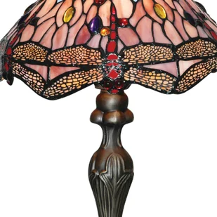 Searchlight Czarująca lampa stołowa w stylu Tiffany DRAGONFLY - Lampy stojące - miniaturka - grafika 3