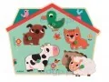 Djeco Drewniana układanka Zwierzęta z dźwiękiem - Układanki dla dzieci - miniaturka - grafika 2