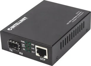 Intellinet 508193 Media konwerter 10GBase-T na 10GBase-R 1x 10GB SFP+/10GB RJ45 - Pozostałe akcesoria sieciowe - miniaturka - grafika 2