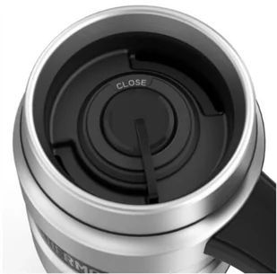 Thermos Wodoszczelny termokubek z uchwytem gun metal 160035 - Kubki termiczne - miniaturka - grafika 2