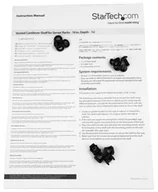 Szafy rack - StarTech.com StarTech.com Vented 1U Rack Shelf - 10in Deep - rackhylde - 1U CABSHELFV1U - miniaturka - grafika 1