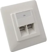 Gniazdka elektryczne - Digitus CAT 5e, Cl. D gniazdko elektryczne RJ-45 Biały, Pole - miniaturka - grafika 1