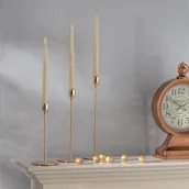Świeczniki - Dekoria Komplet świeczników Gold Shine 30x10x33cm 810-364 - miniaturka - grafika 1