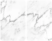 Pozostałe akcesoria kuchenne - Wenko Szklana płyta ochronna Universal Marble 2 sztuki B07PFPRX36 - miniaturka - grafika 1