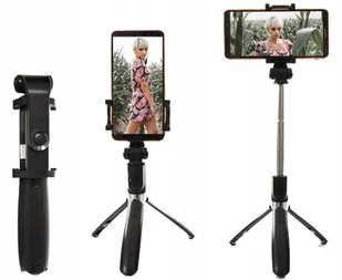 Statyw z pilotem do robienia zdjęć selfie na Insta - Selfie stick - miniaturka - grafika 4