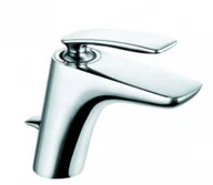 Baterie umywalkowe - Kludi 520238775 BALANCE Jednouchwytowa bateria umywalkowa z zestawem odpływowym czarny mat - miniaturka - grafika 1