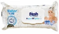 Chusteczki nawilżane - AQUA KOZMETK AquaWipes Fresh Baby, chustczki nawilżane 60szt. 8682665880177 - miniaturka - grafika 1