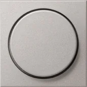 Wyłączniki światła i elektryczne - Gira 065026 okładka ściemniacza obrotowego system 55 Alu 065026 - miniaturka - grafika 1