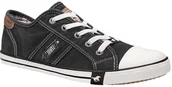 Trampki damskie - Mustang Trampki 36C0028 Czarne 1099-302-9 Schwarz 27430 - miniaturka - grafika 1
