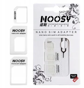 Adapter 3W1 Nano Sim / Micro Sim biały - Części serwisowe do telefonów - miniaturka - grafika 4