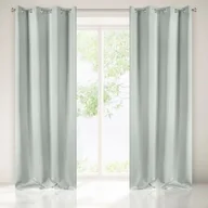 Zasłony - Eurofirany Zasłona Rivet 140x250 Szara ex-zas-rivet-sreb-135x250-przel - miniaturka - grafika 1