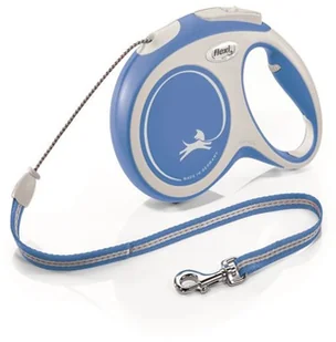 Flexi Smycz New Comfort M linka 8m/ 20kg niebieski - Smycze dla psów - miniaturka - grafika 2
