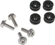 Tuning komputera - akcesoria - Lamptron śruby HDD z gumowymi podkładkami czarne LAMP-RS7001 (LAMPRS7001) - miniaturka - grafika 1