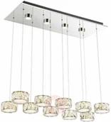 Lampy sufitowe - Globo Lighting Oświetlenie Amur Lampa Wisząca LED Chrom, 1-punktowy 49350-92H - miniaturka - grafika 1