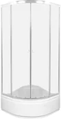 Kabiny prysznicowe - Novoterm KAJA 80 TR 80x196 5907548107619 - miniaturka - grafika 1