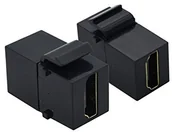 Kable miedziane - Value 25.99.8208 HDMI Keystone Module Czarny 25.99.8208 - miniaturka - grafika 1