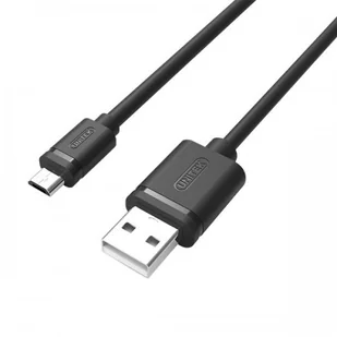 Unitek Kabel Y-C451GBK microUSB do USB 2.0 1m Y-C451GBK - Kable USB - miniaturka - grafika 2