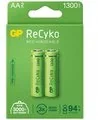 Ładowarki i akumulatory - GP Batteries 2 x akumulatorki AA R6 ReCyko 1300 Series Ni-MH 1300mAh 130AAHCE-5EB2 - miniaturka - grafika 1
