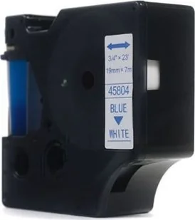 Dymo oryginalny taśma do drukarek etykiet 45804 S0720840 niebieski druk/bia - Taśmy do drukarek barwiące - miniaturka - grafika 2