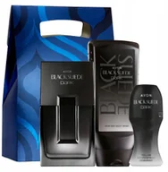 Zestawy perfum męskich - Avon Zestaw Black Suede Dark _ 3 Produkty +torebka - miniaturka - grafika 1