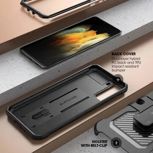 Supcase UNICORN BEETLE PRO ETUI PANCERNE NA SAMSUNG GALAXY S21 CZARNE 17575 - Etui i futerały do telefonów - miniaturka - grafika 4
