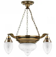 Lampy sufitowe - Kemar Lampa wisząca Azero - 3xE27/60W/230V + 1xE27/100W/230V - miniaturka - grafika 1