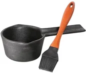 Przybory do gotowania - Küchenprofi Pędzel Kuchenny Silikonowy Z Rondelkiem Na Grilla Kuchenprofi Bbq Czarny - miniaturka - grafika 1