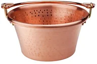 Garnki - Pentole Agnelli Family Cooking kocioł w kolorze miedzi, z uchwytem z mosiądzu, kolor miedziany, 28 cm COCM44M28 - miniaturka - grafika 1