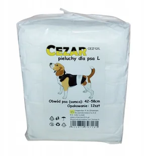 Cezar Pieluchy pampersy dla psa samców 72 L 42-58 - Specjalistyczne artykuły dla zwierząt - miniaturka - grafika 6